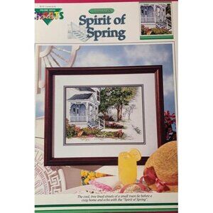 Spirit of Spring Needlepoint Color Chart Craft Design Book Hobby Retreat Vibes